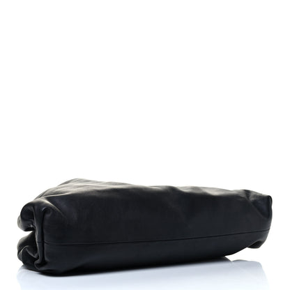 Bottega Veneta Smooth Butter Calf The Pouch Oversized Clutch Black 3 of 4