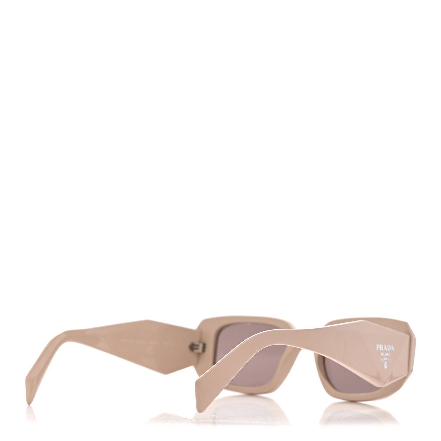 Prada Acetate Symbole Sunglasses SPR 17W Plum Beige 4 of 7