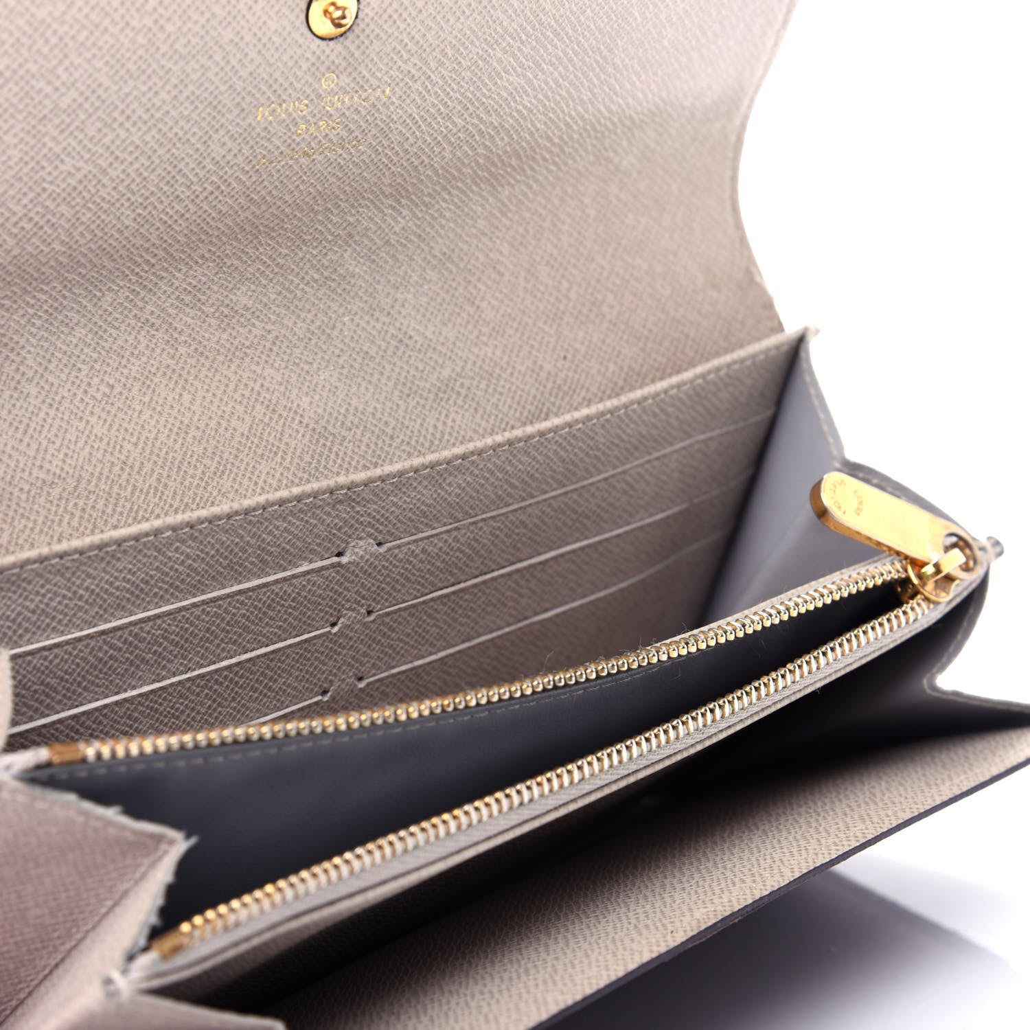 Louis Vuitton Monogram Dentelle Sarah Wallet Silver 5 of 11