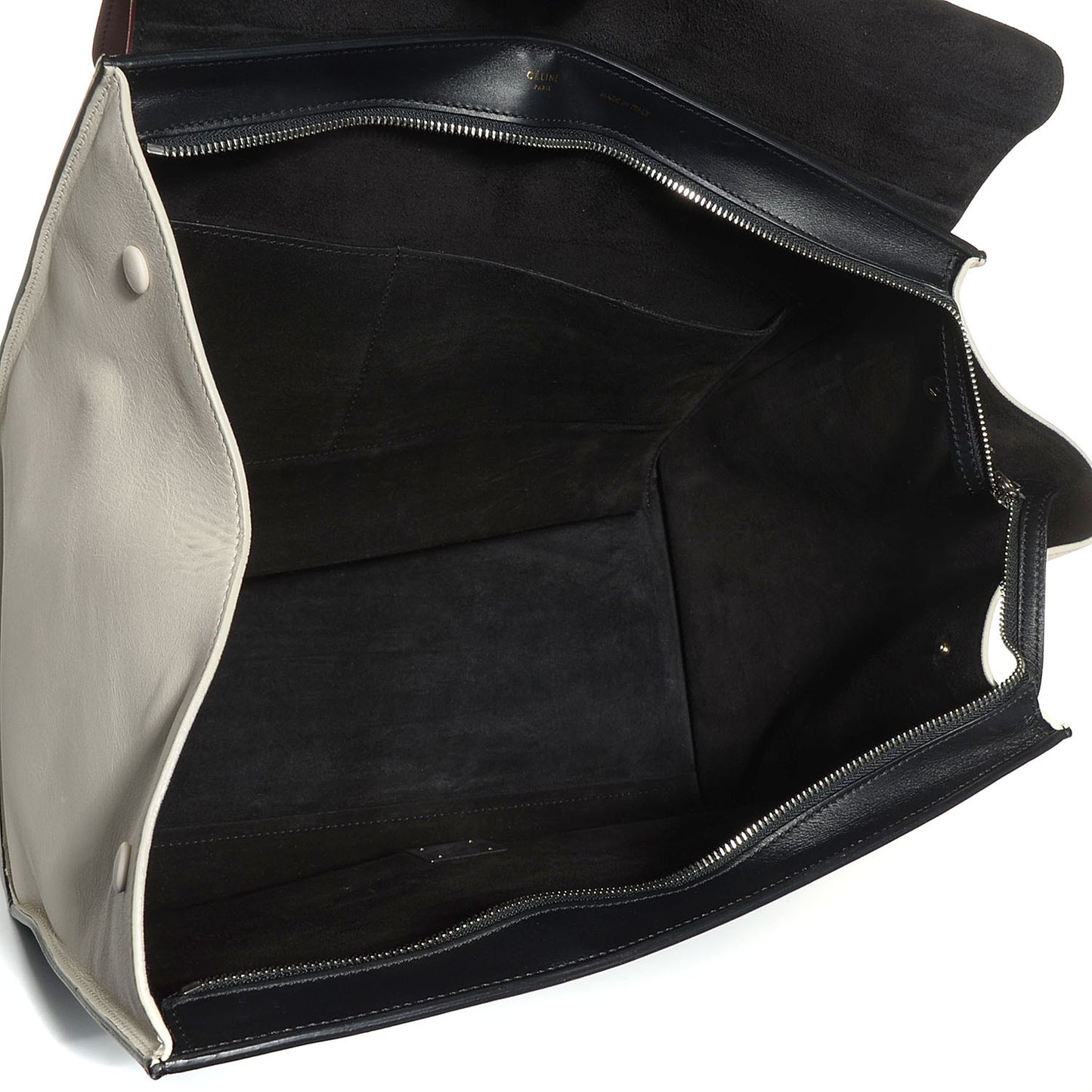 Smooth Calfskin Large Tri-Color Trapeze
