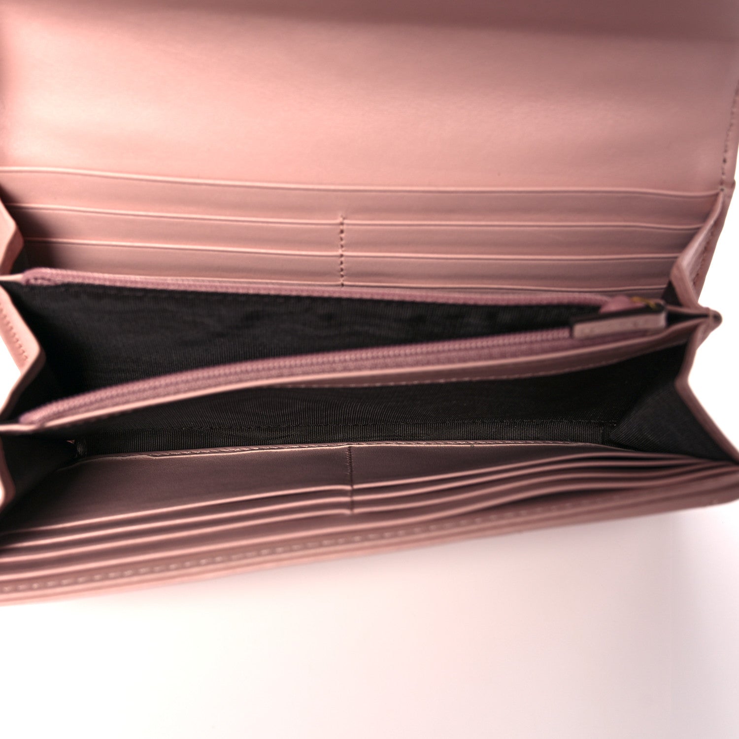 Gucci Calfskin Matelasse GG Marmont Continental Wallet Perfect Pink 5 of 12