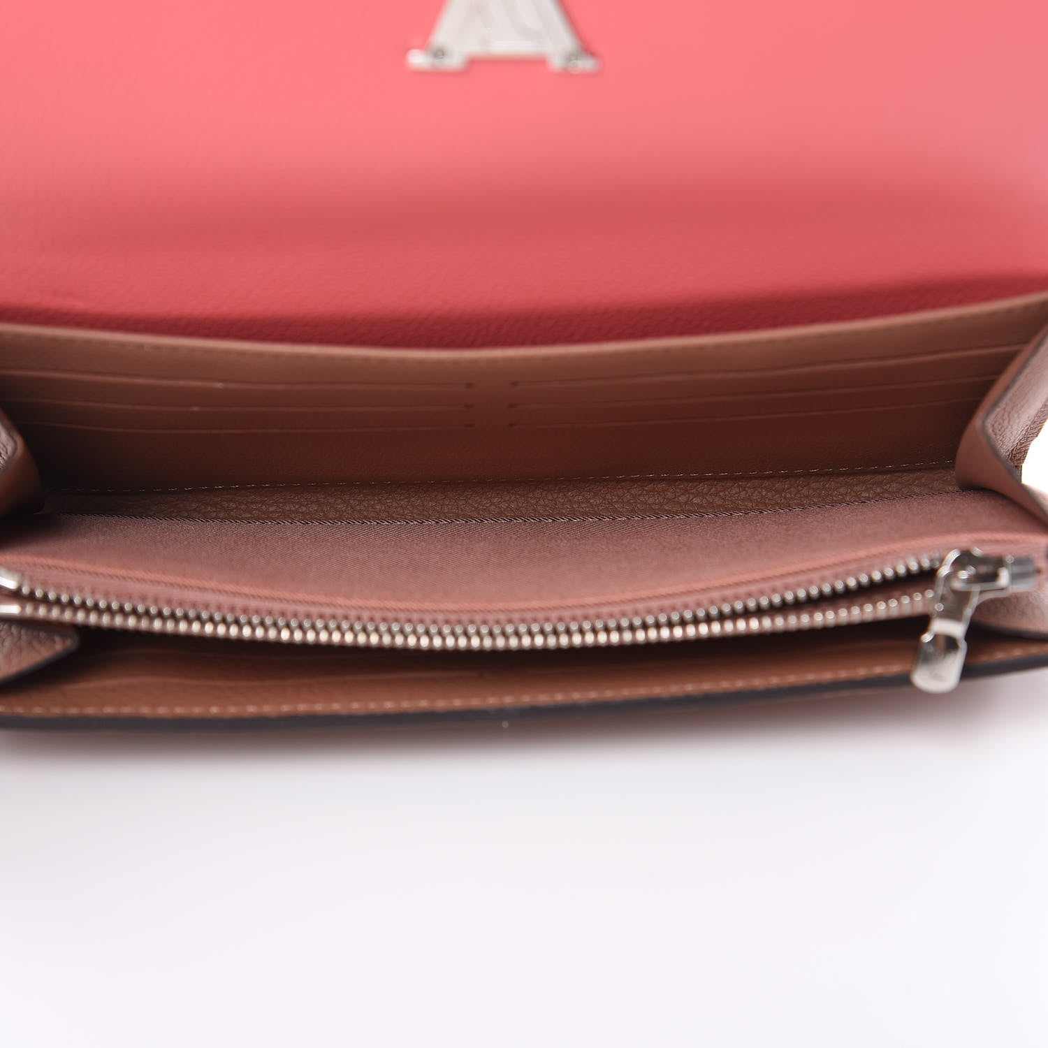 Louis Vuitton Calfskin Lockme II Wallet Blossom 5 of 10