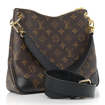 Louis Vuitton Monogram Odeon PM Black 3 of 9