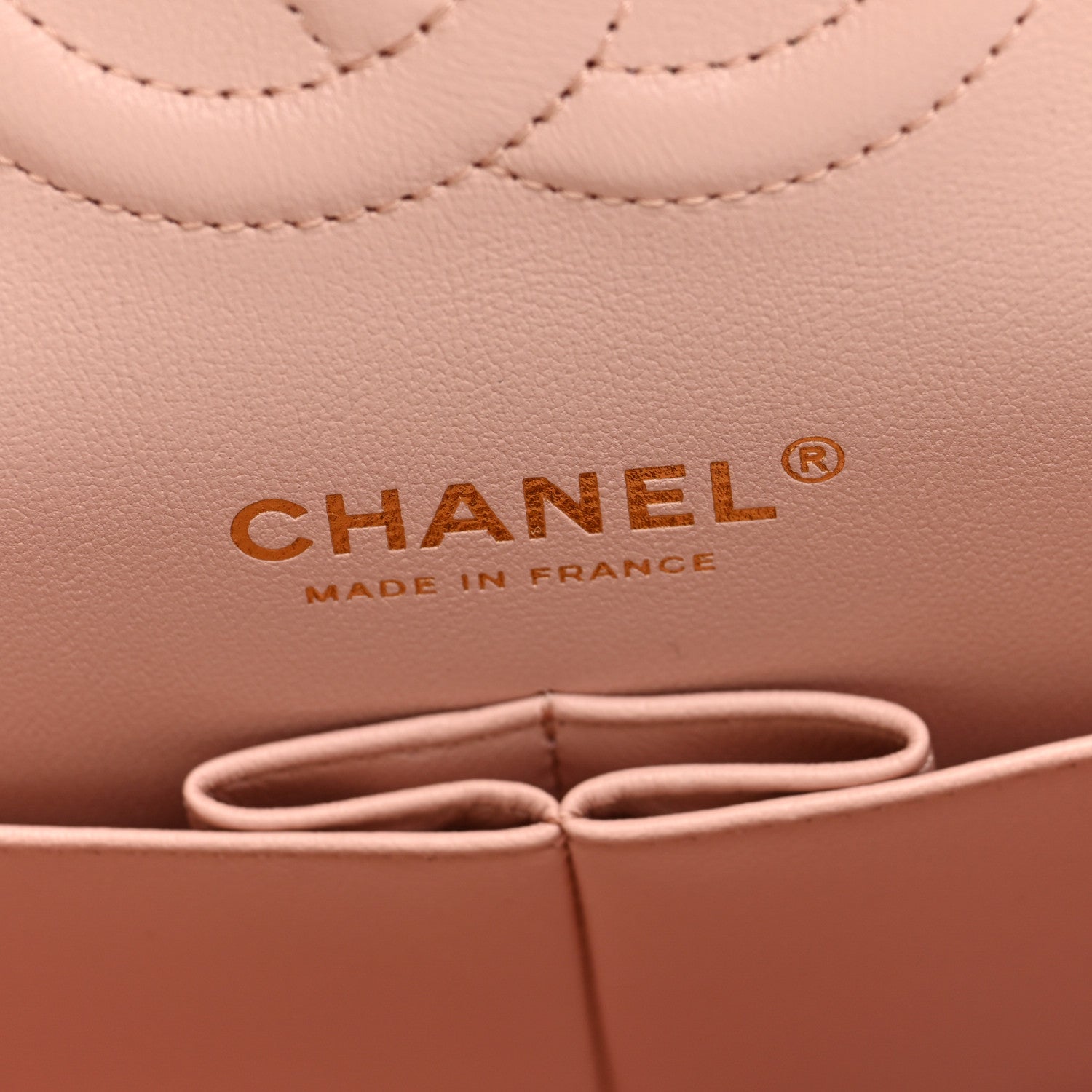 Chanel Lambskin Quilted Medium Double Flap Light Pink 6 of 11