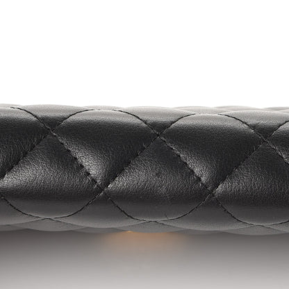 Chanel Calfskin Quilted Boy Wallet On Chain WOC Black 9 of 10