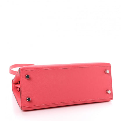 Hermes Chevre Kelly Sellier 25 Rose Lipstick 4 of 9