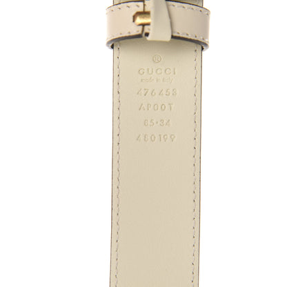 Gucci Calfskin Dionysus 30mm Belt 85 34 Mystic White 3 of 3