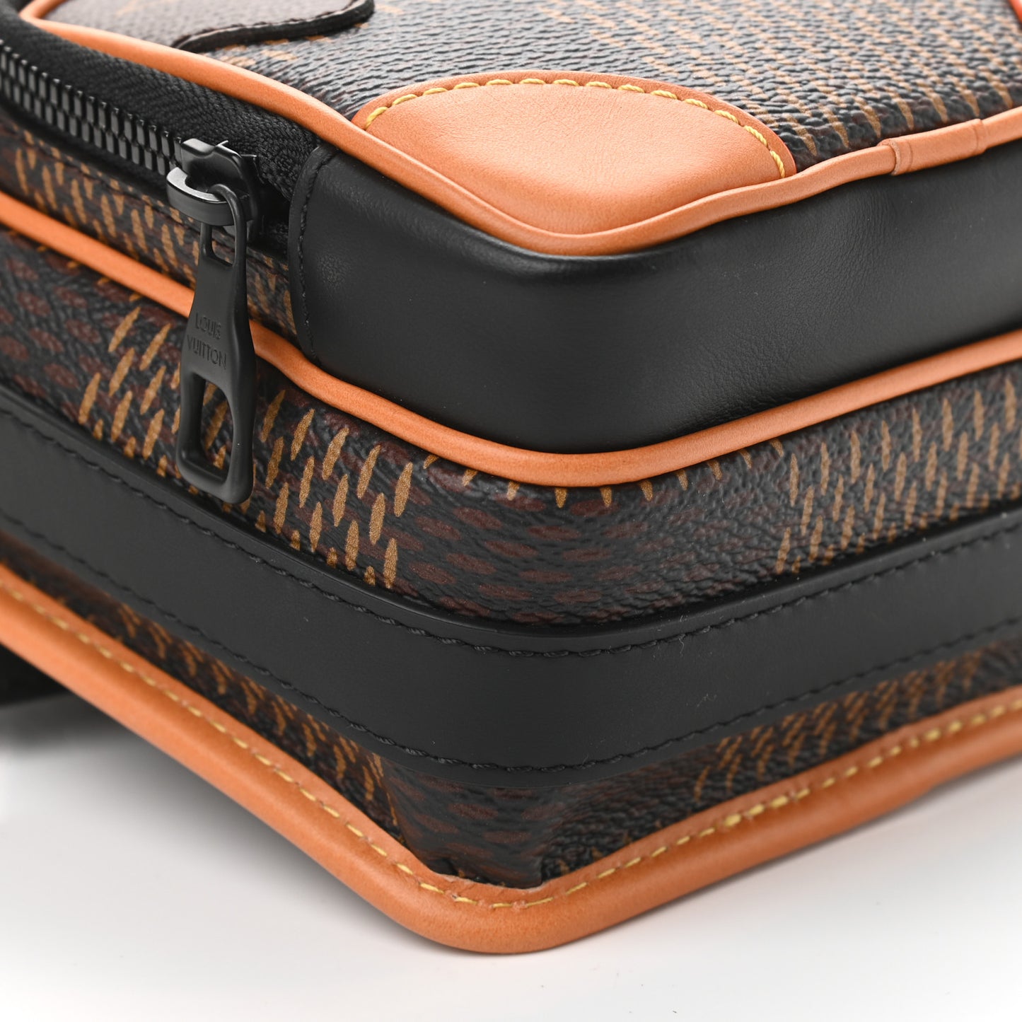 X NIGO Giant Damier Ebene Monogram Nano Amazone Messenger