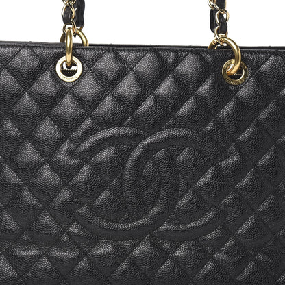 Chanel Caviar Quilted Grand Shopping Tote GST Black 9 of 9