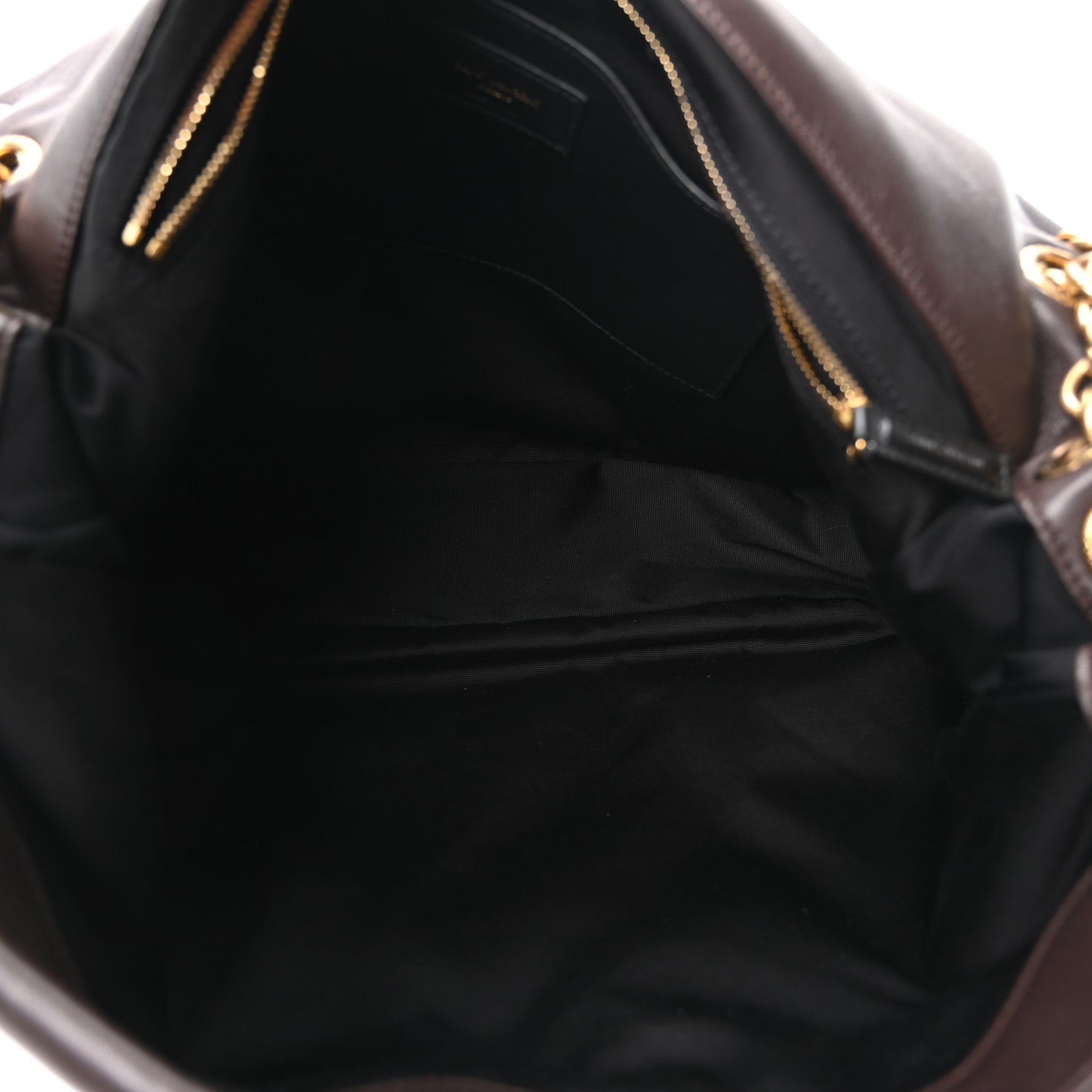 Lambskin Matelasse Monogram Large Jamie 4.3 Dark Sweet Chocolate