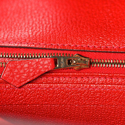 Hermes Togo Birkin 35 Rouge Casaque 19 of 41