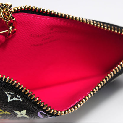 Louis Vuitton Monogram Multicolor Key Pouch Black Grenade 9 of 16