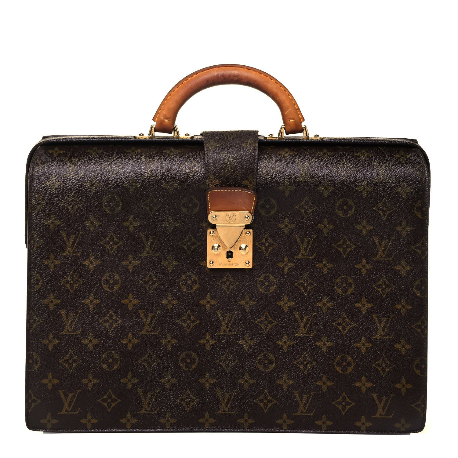 Louis Vuitton Monogram Serviette Fermoir NM Briefcase 1 of 12
