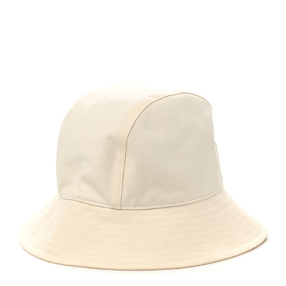 Hermes Cotton Bucket Hat 57 White 3 of 8