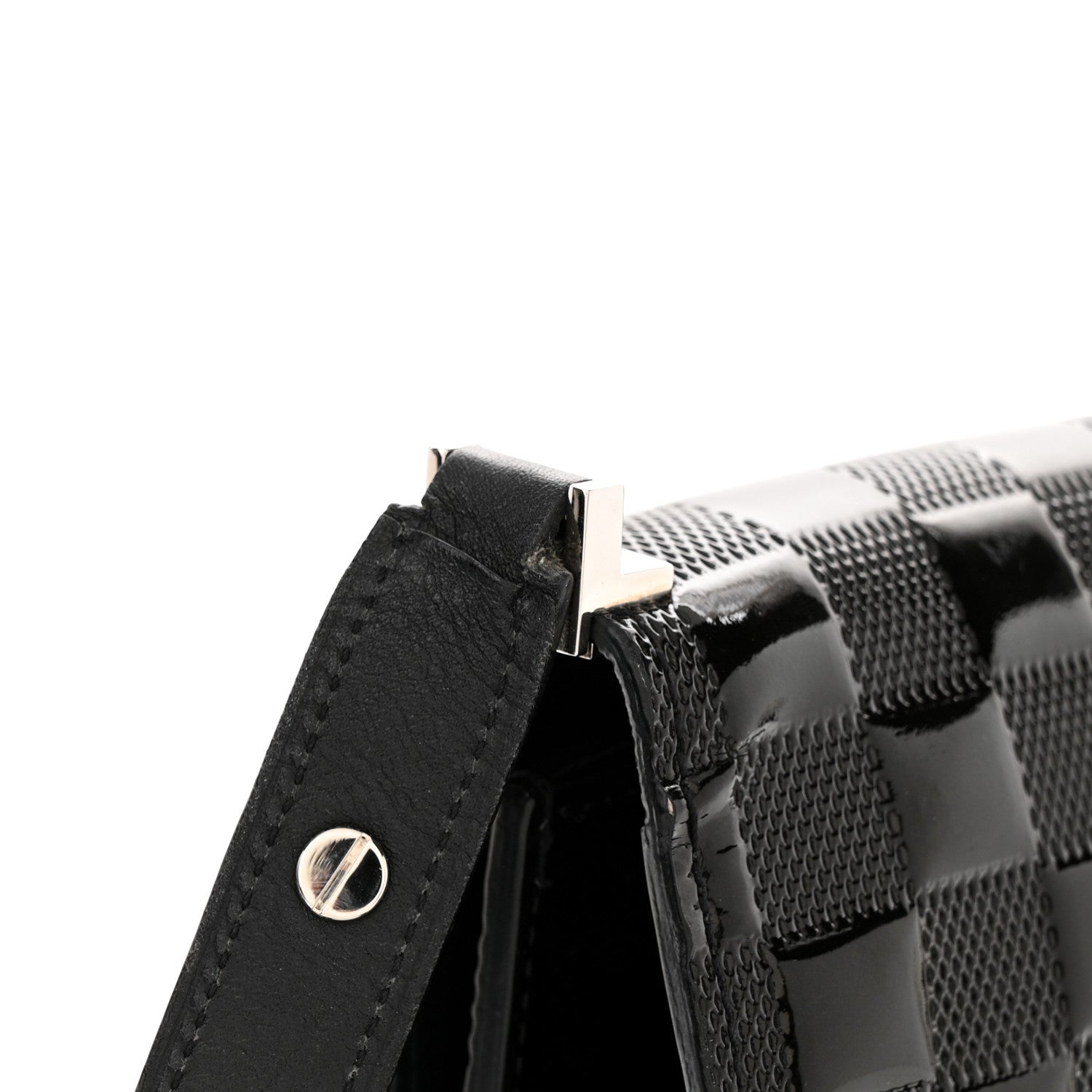 Louis Vuitton Damier Vernis Club Black 13 of 17