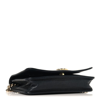 Chanel Caviar Quilted Boy Wallet On Chain WOC Black 4 of 13