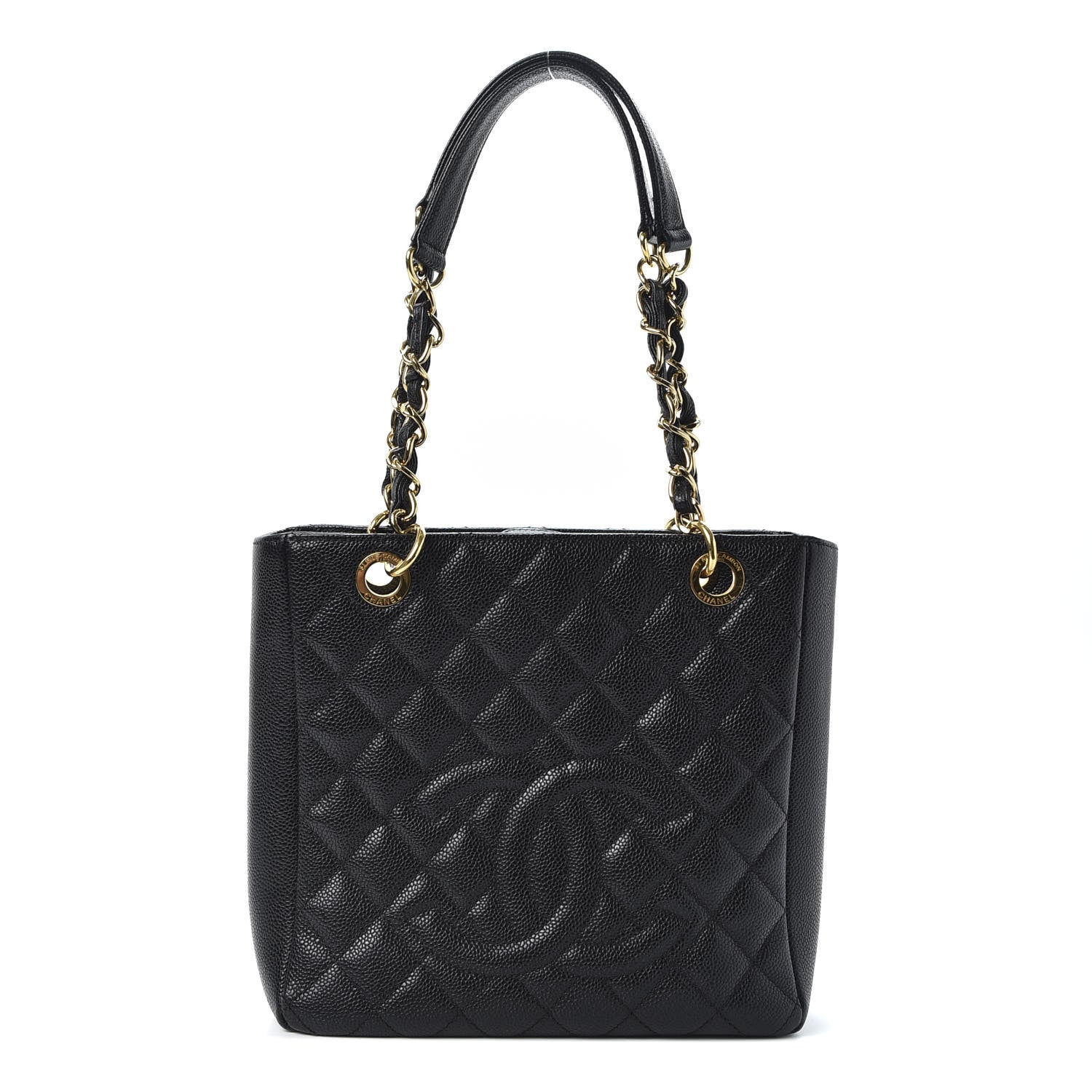 Chanel Caviar Petit Shopping Tote PST Black 1 of 11