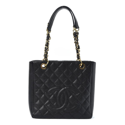 Chanel Caviar Petit Shopping Tote PST Black 1 of 11