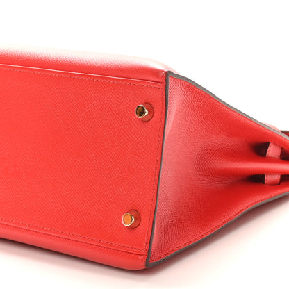 Hermes Epsom Kelly Sellier 32 Rouge Casaque 10 of 11