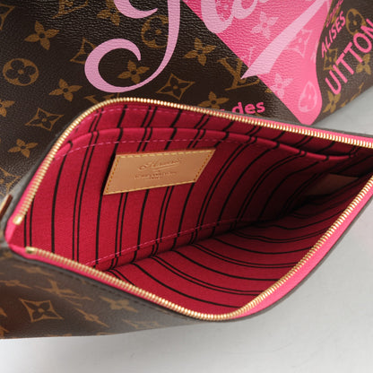 Louis Vuitton Monogram Hawaii V Neverfull MM Hot Pink 10 of 10