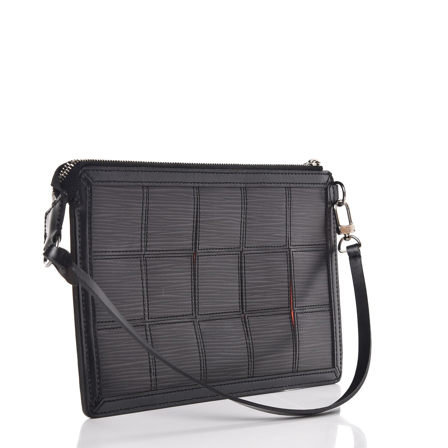 Louis Vuitton Epi Stretch Delmonico Pochette Black 3 of 7