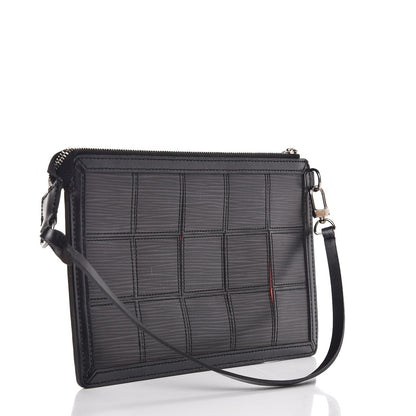 Louis Vuitton Epi Stretch Delmonico Pochette Black 3 of 7