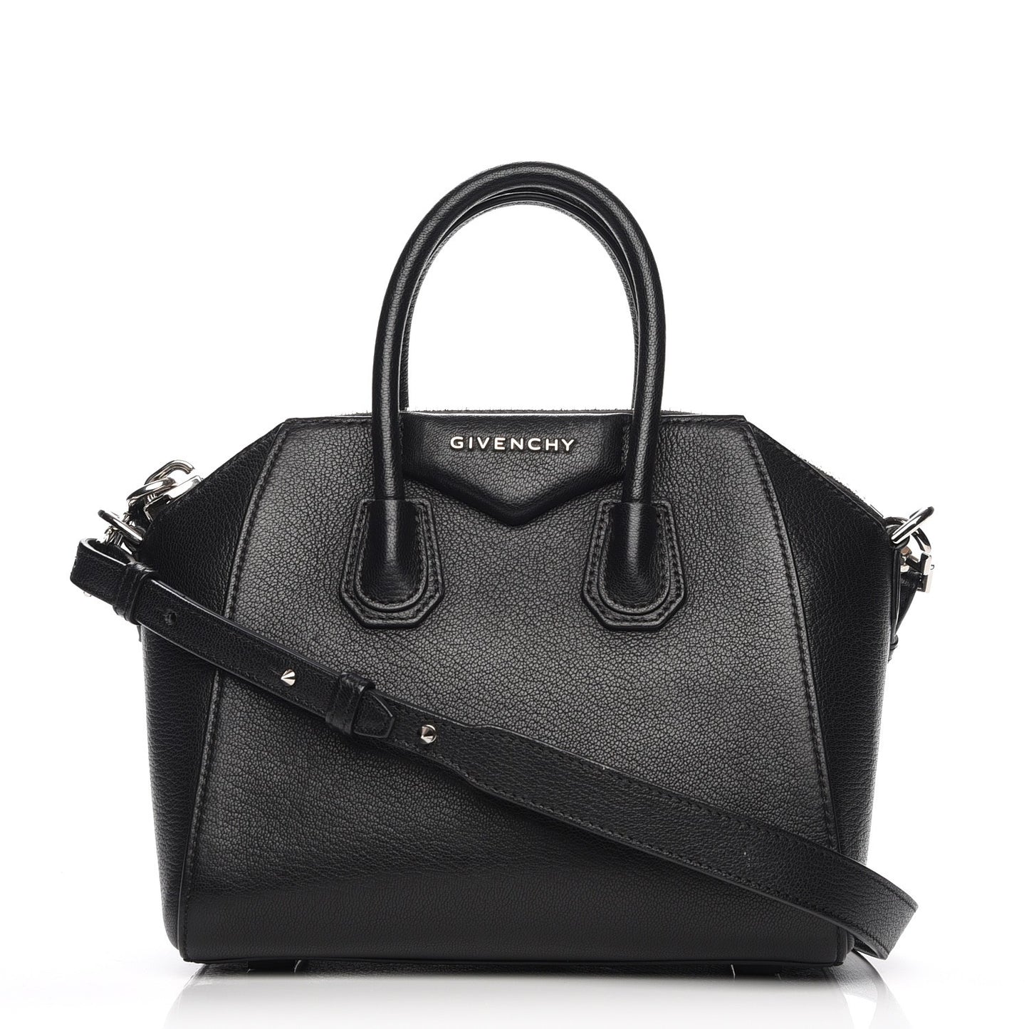Sugar Goatskin Mini Antigona Black