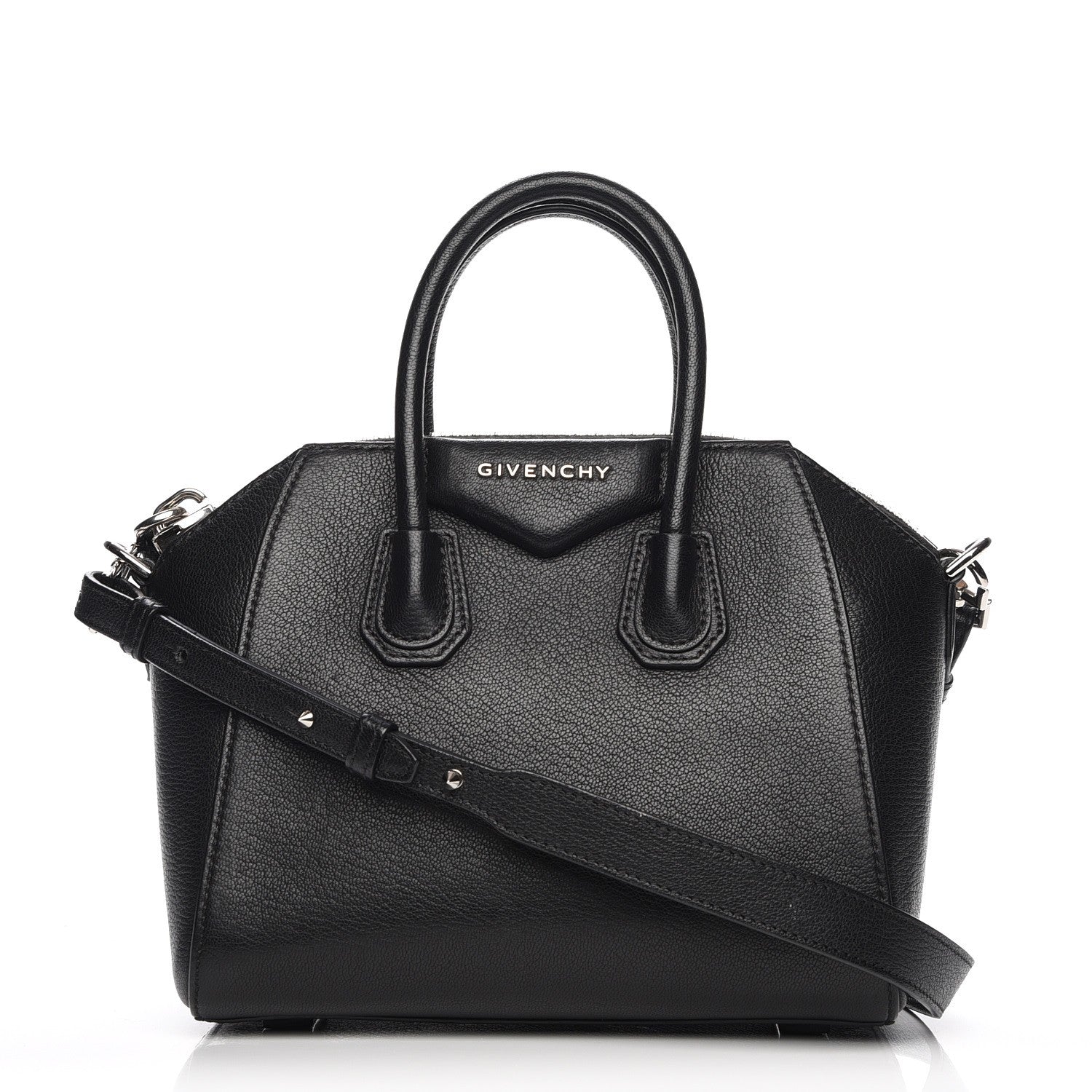 Givenchy Sugar Goatskin Mini Antigona Black 1 of 9