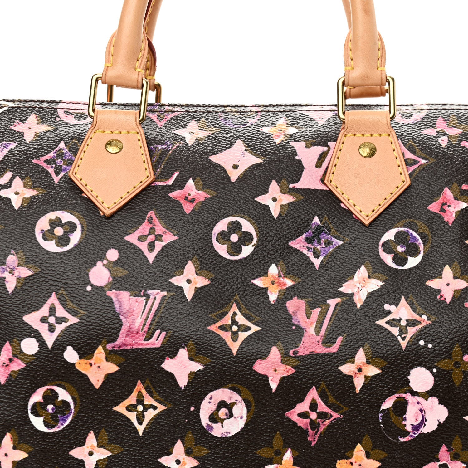Louis Vuitton Watercolor Aquarelle Speedy 35 Brown 8 of 10