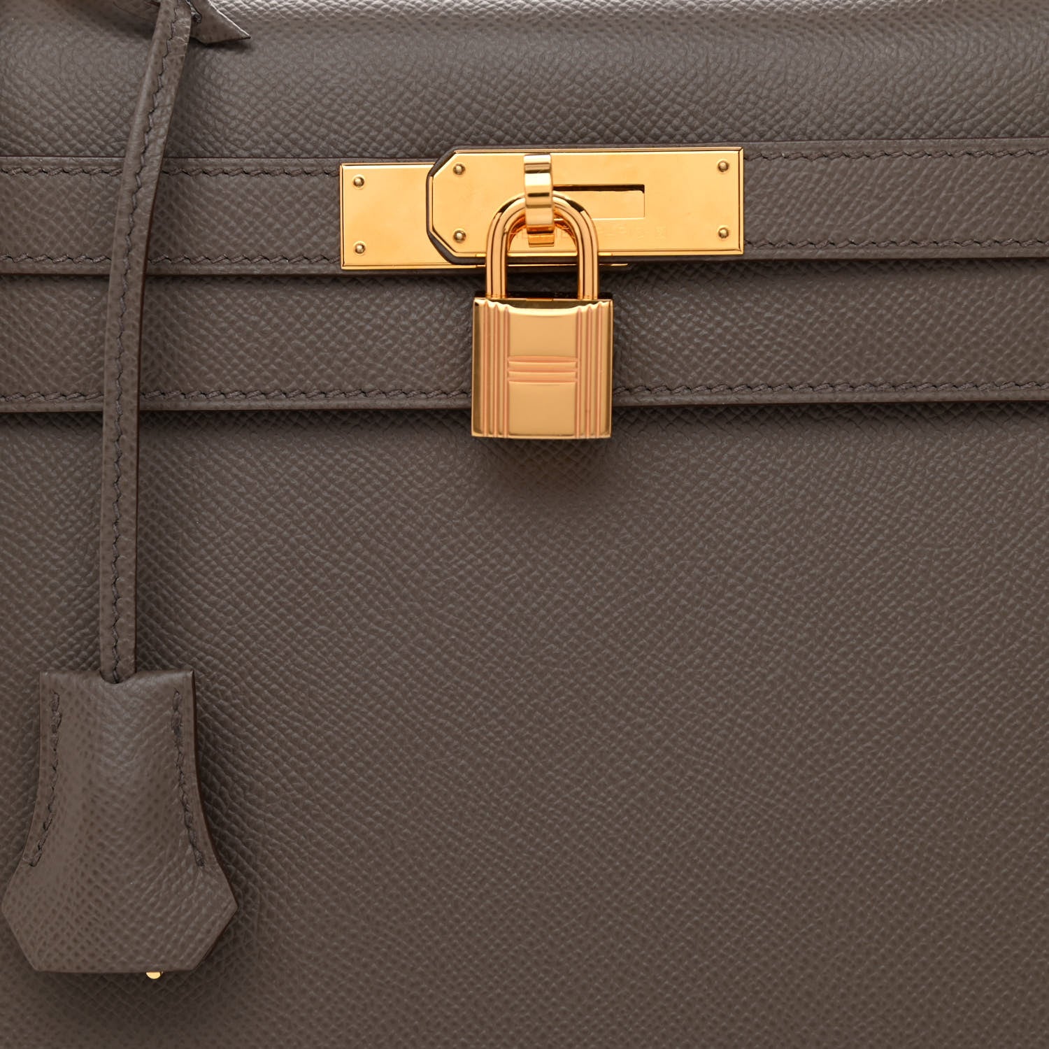 Hermes Epsom Kelly Sellier 28 Etain 8 of 11