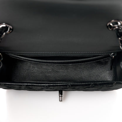 Chanel Velvet Quilted Mini Rectangular Flap So Black 6 of 13