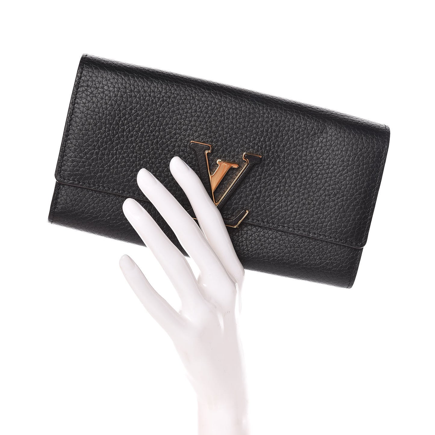 Taurillon Capucines Wallet Black