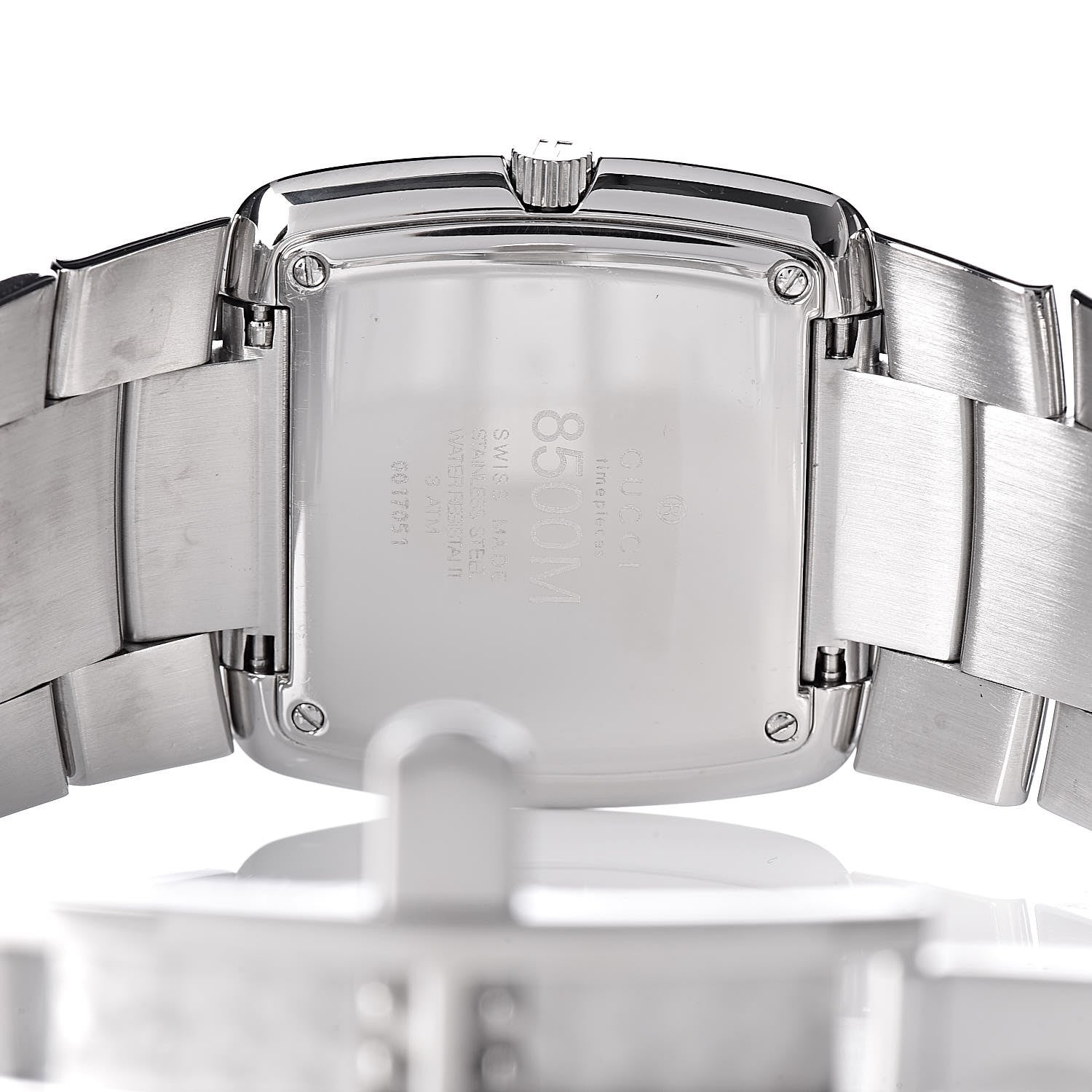 Gucci Stainless Steel 34mm 8500M Quartz Watch Grey 6 of 7