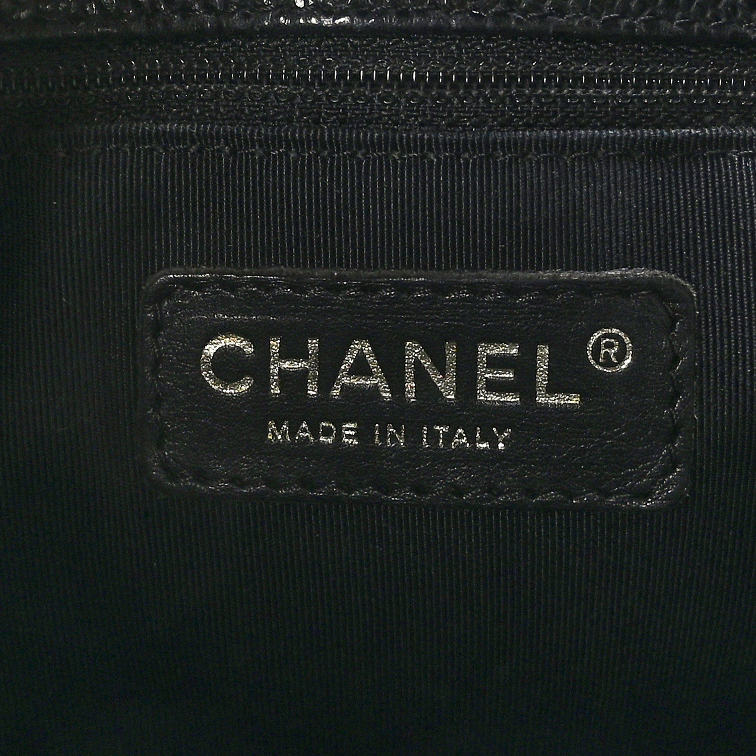 Chanel Caviar Quilted Petit Shopping Tote PST Black 6 of 9
