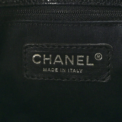 Chanel Caviar Quilted Petit Shopping Tote PST Black 6 of 9