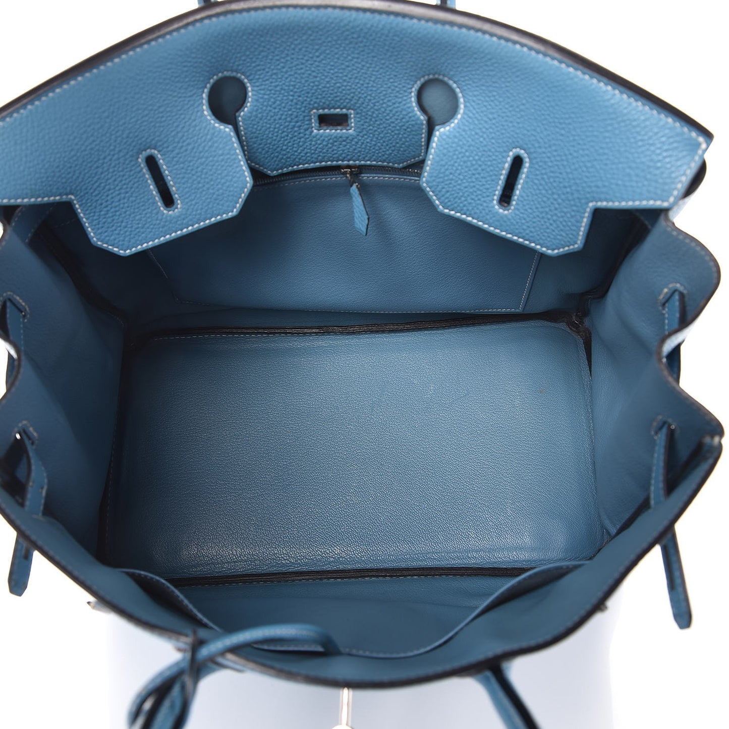 Togo Birkin 35 Blue Jean
