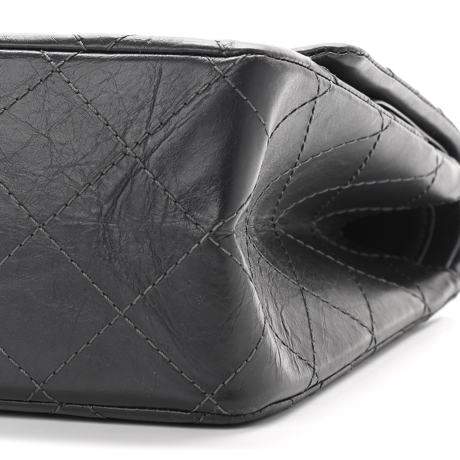 Chanel Aged Calfskin Quilted 2.55 Reissue 227 Flap Grey 8 of 11