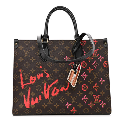 Louis Vuitton Monogram Fall In Love Onthego MM 1 of 9