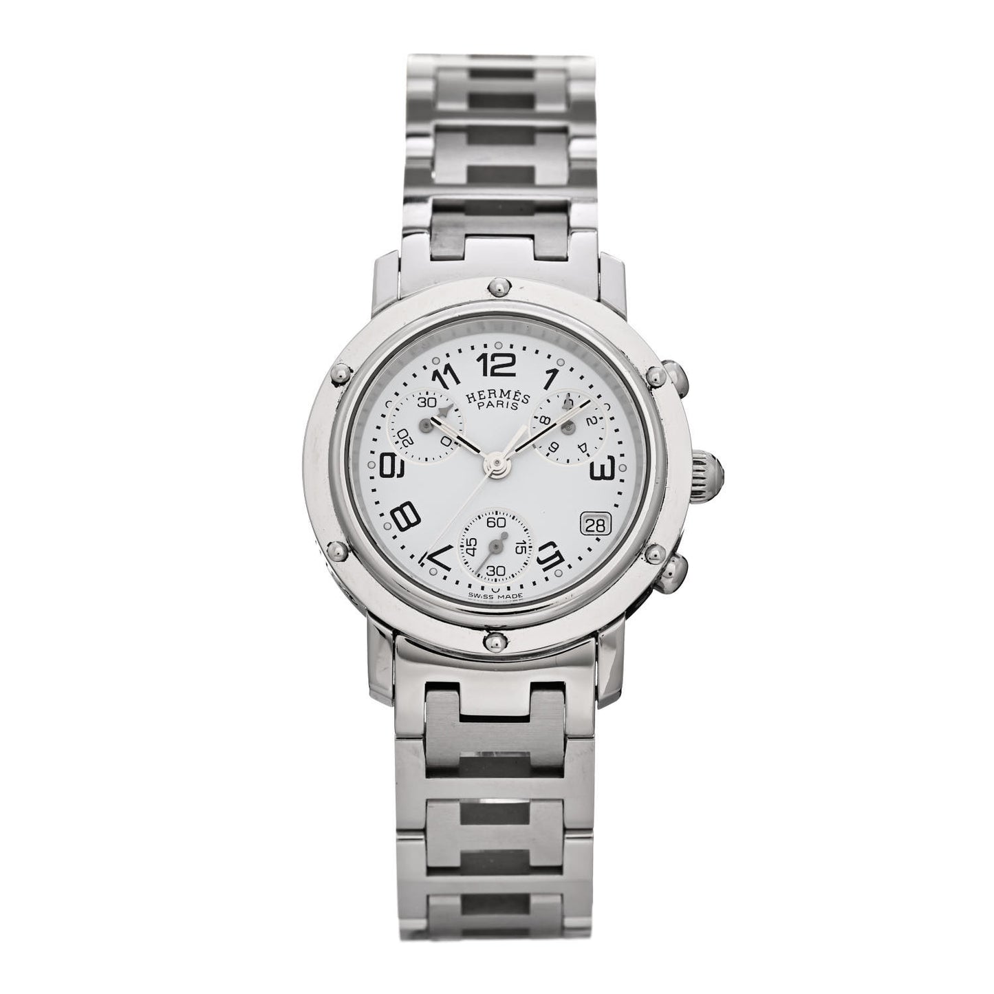 Stainless Steel 31mm Clipper Chronograph Quartz Watch