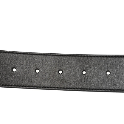 Gucci Plutone Calfskin Palladium Double G 40mm Belt 70 28 Black 4 of 5