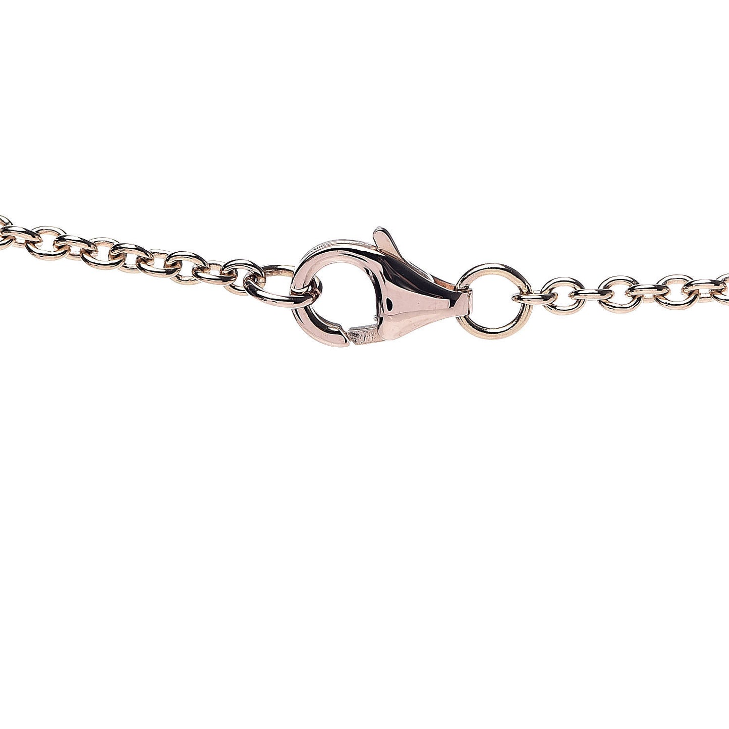 18K Pink Gold Interlocking LOVE Necklace