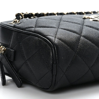 Chanel Caviar Quilted Small In & Out Camera Case Black 8 of 9