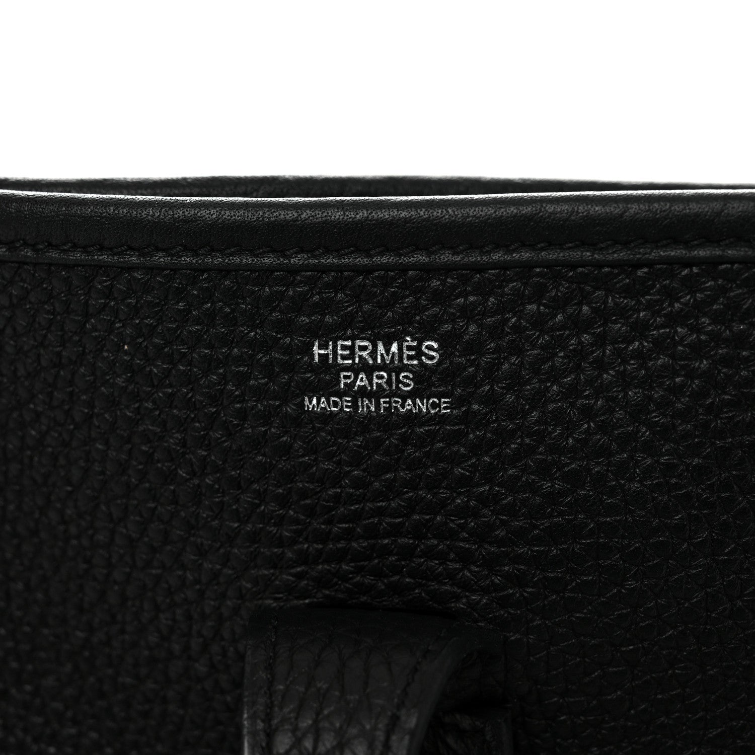 Hermes Taurillon Clemence Evelyne III PM Black 6 of 10