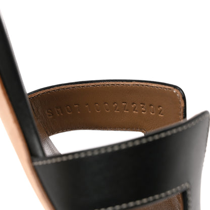 Hermes Calfskin Oasis Sandals 36 Black 9 of 15