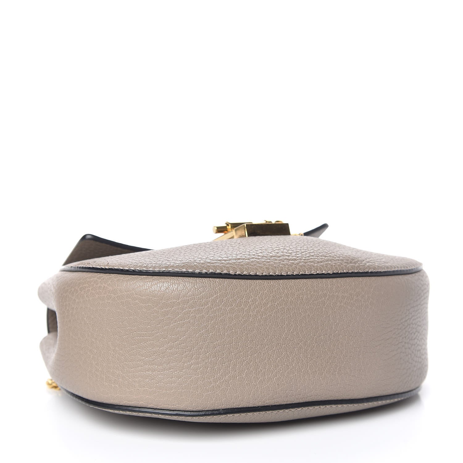 Chloe Grained Lambskin Mini Drew Shoulder Bag Motty Grey 4 of 9