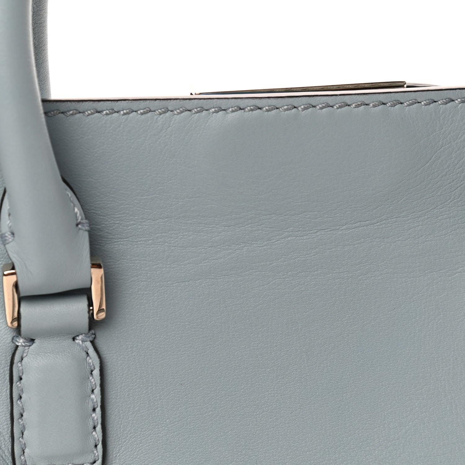 Valentino Garavani Vitello Mini Rockstud Double Handle Tote Sky Sorbet 5 of 5