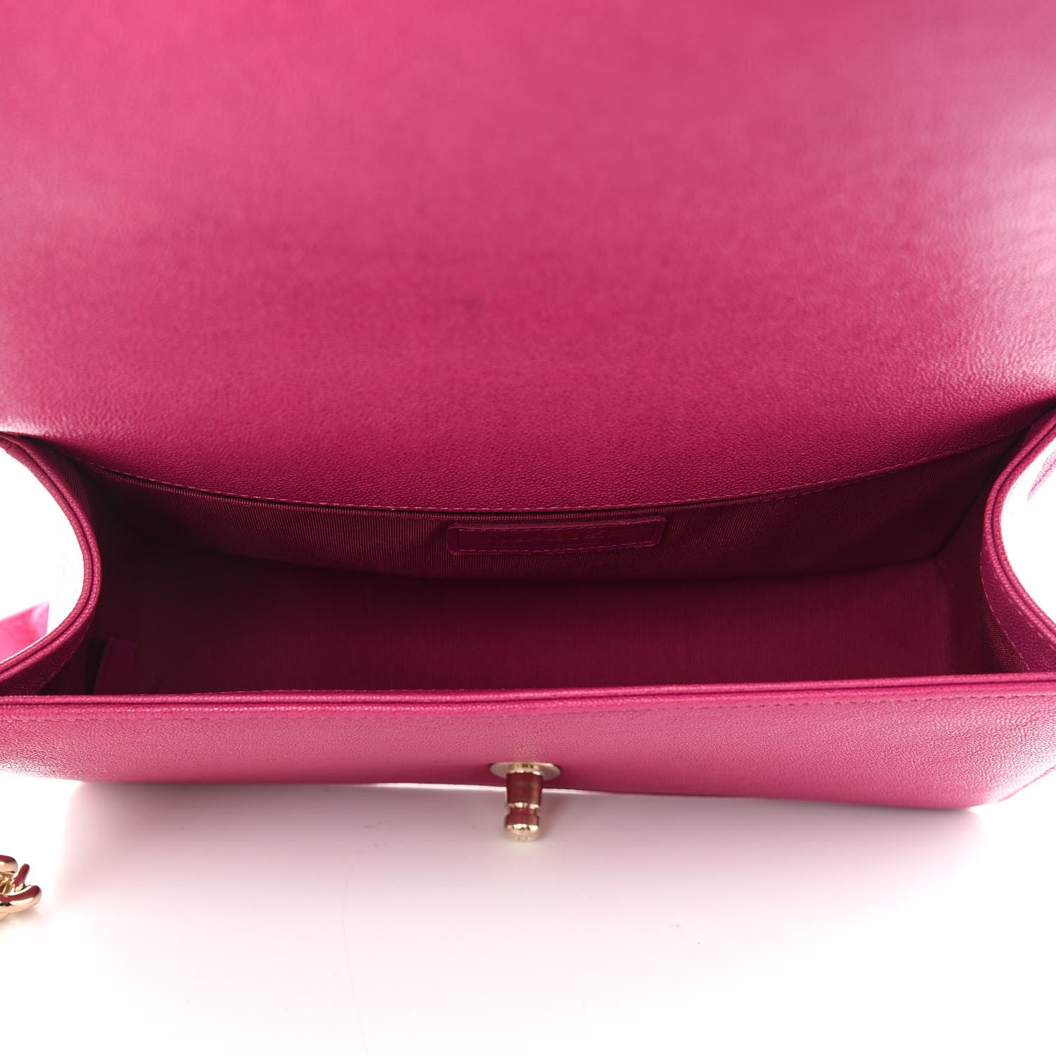 Chanel Caviar Quilted Medium Boy Flap Fuchsia 5 of 10