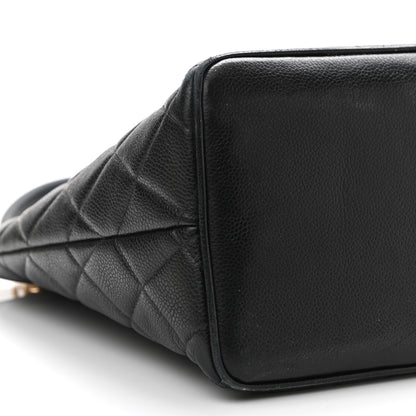 Chanel Caviar Quilted Medallion Tote Black 10 of 20