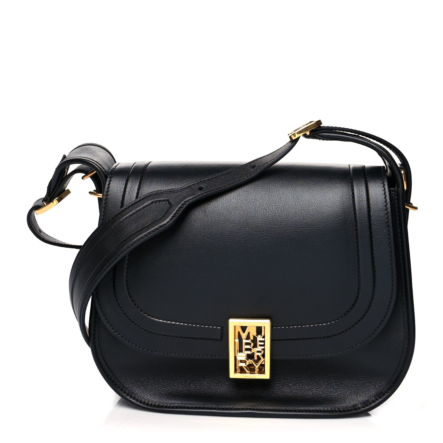 Mulberry Silky Calfskin Sadie Satchel Black 1 of 11
