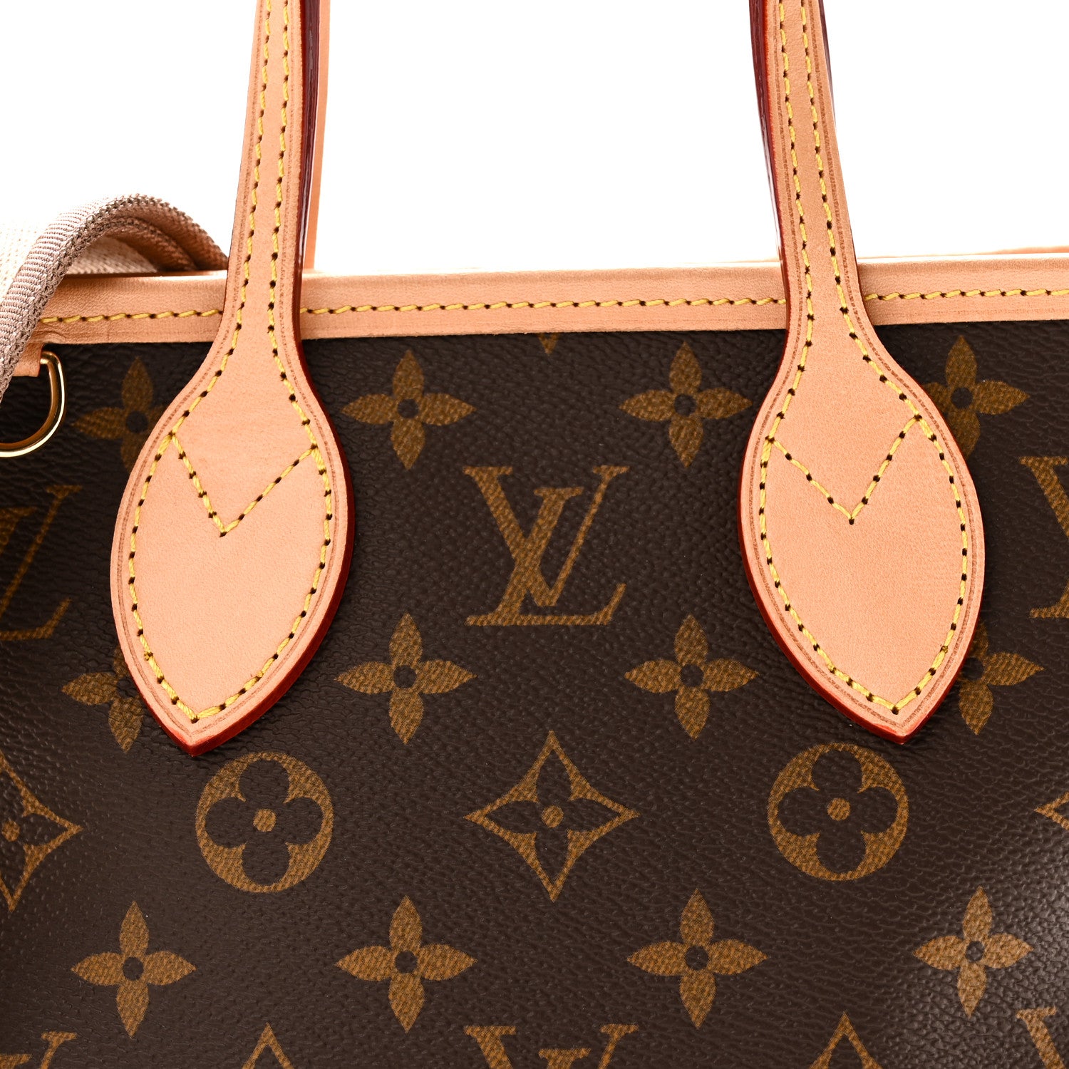 Louis Vuitton Monogram Neverfull BB Beige 10 of 12